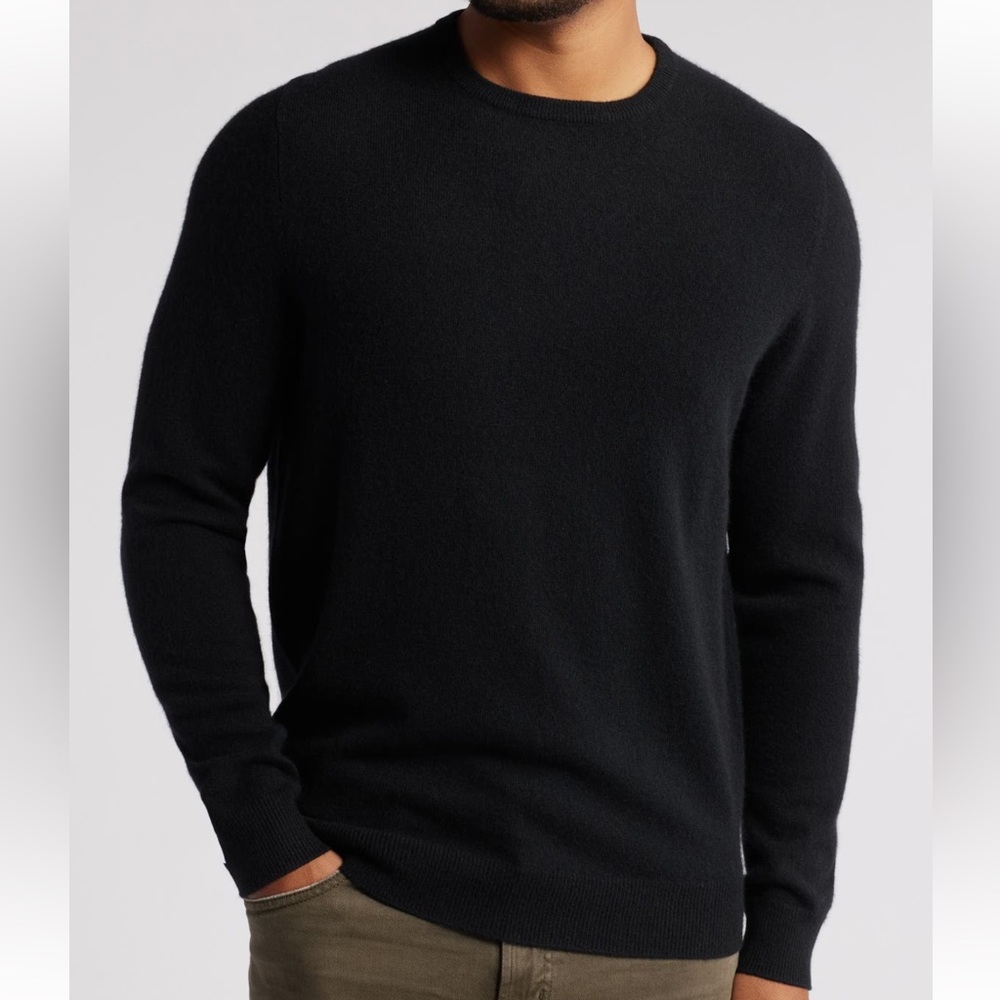 Nordstrom Men’s Cashmere Crewneck Sweater, NWT, Size Medium